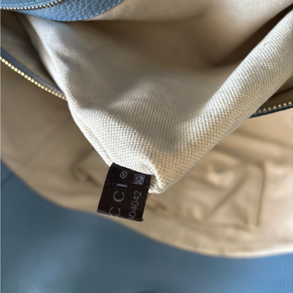 GUCCI Swing Leather Tote Bag - Picture 11 of 16